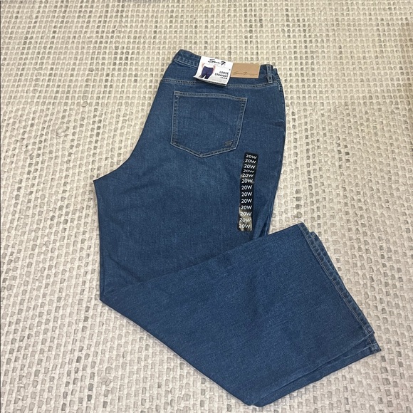 Seven7 Denim - Seven7 NEW Loose Straight Leg Jean Women 20W Denim High Rise
